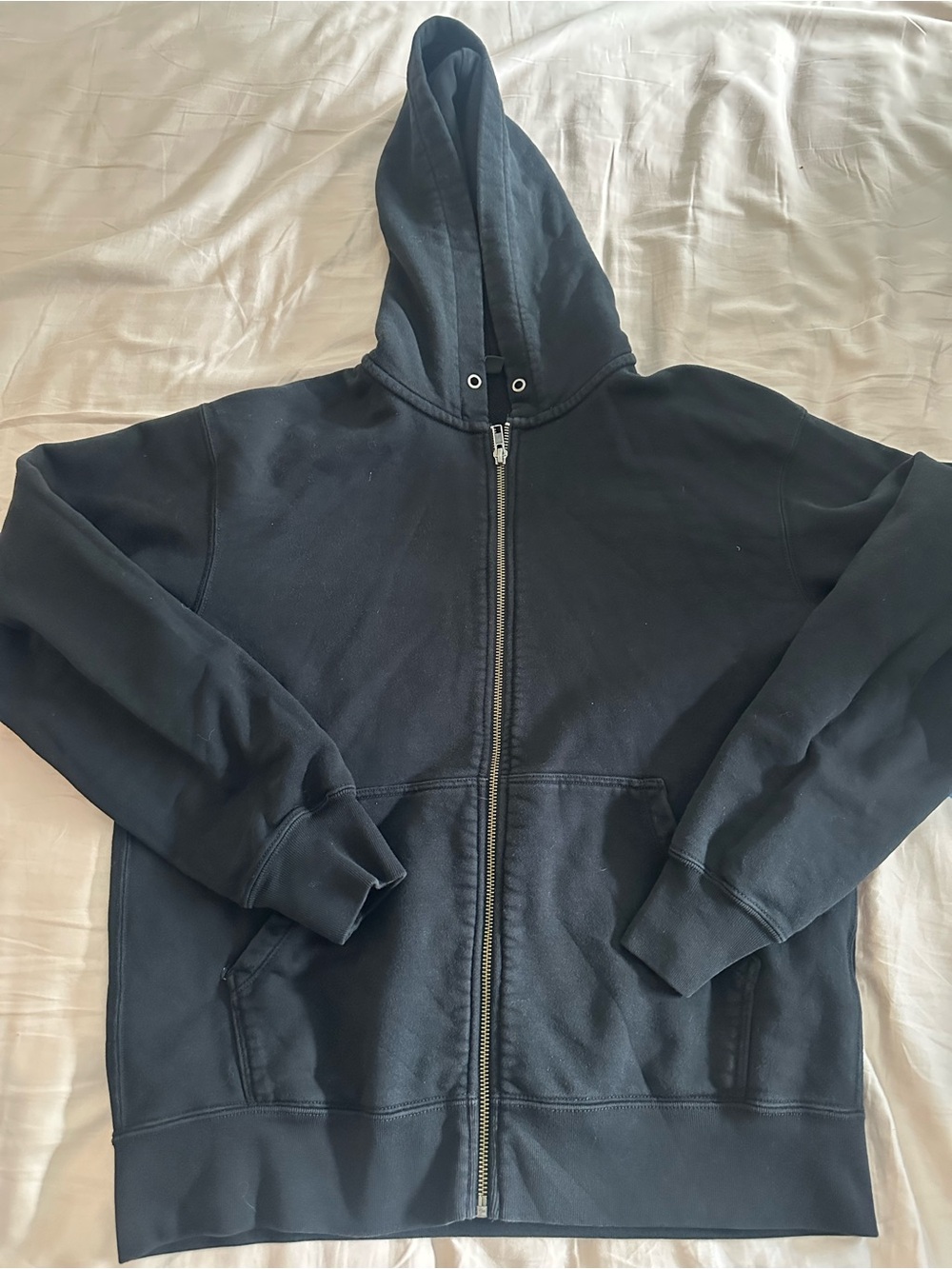 H&M Black Zip Up Jacket Sz S